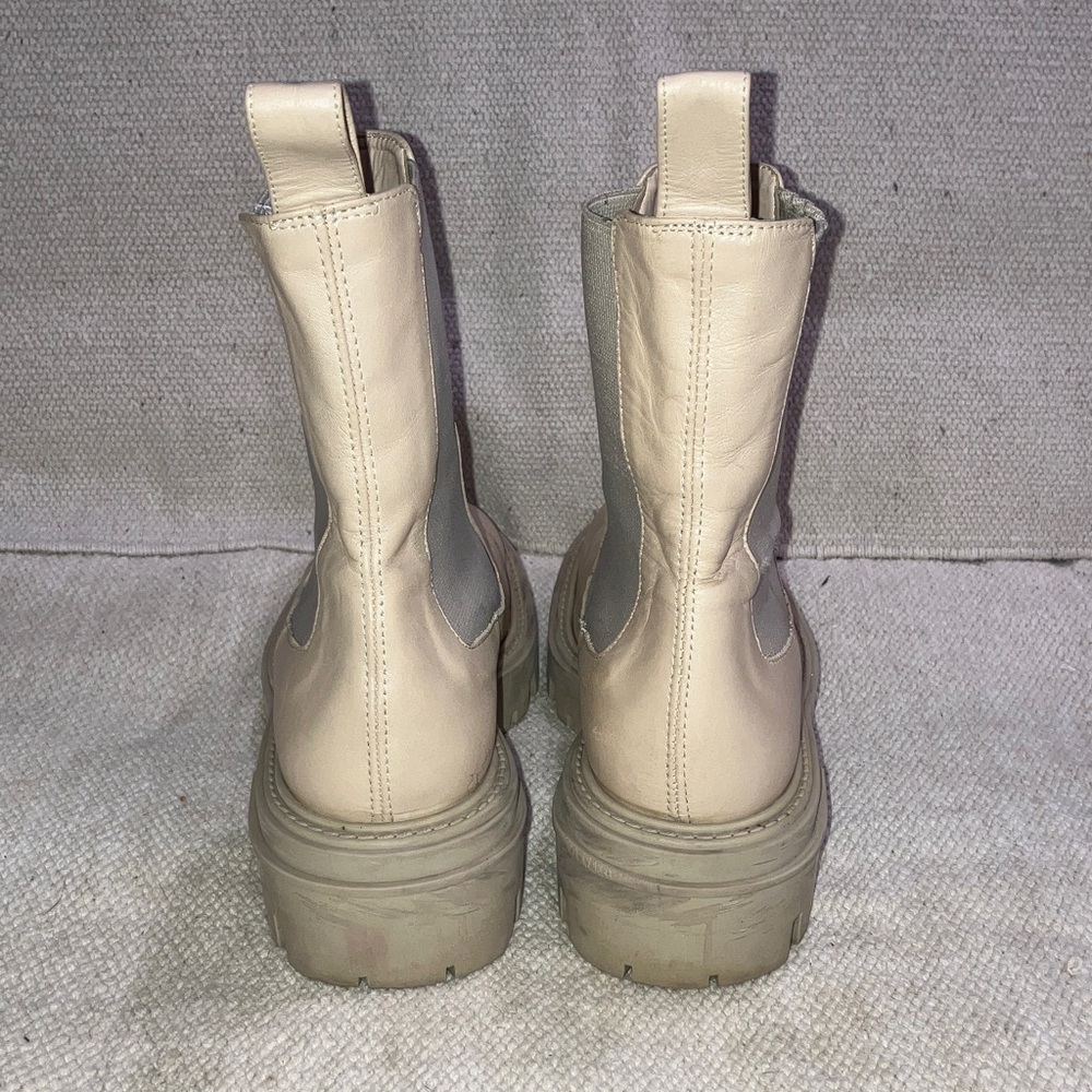 Zara Women’s size 38 dusty rose  Combat Boots - Picture 7 of 16